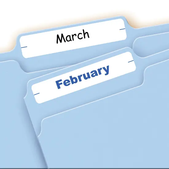 Avery Easy Peel Permanent File Folder Labels on 4" x 6" Sheets, 2/3" x 3-7/16", White, 3 Pack, 756 Labels Total (32131) {2}