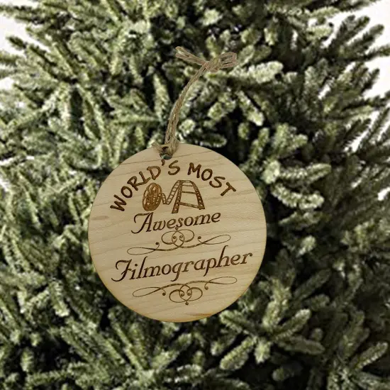 Worlds most Awesome Filmographer - Ornament {2}