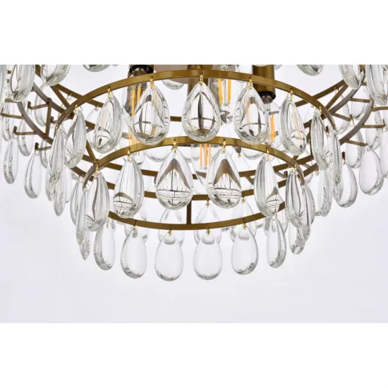 Mila 18 inch pendant in brass {4}