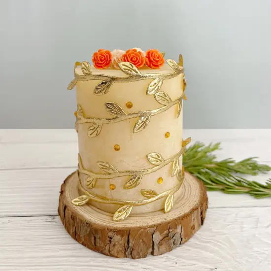 Wrapables Artificial Hanging Plants, Artificial Vines for Home & Party Decor, Wreaths, and DIY Arts & Crafts, 32.8 Feet Gold {5}