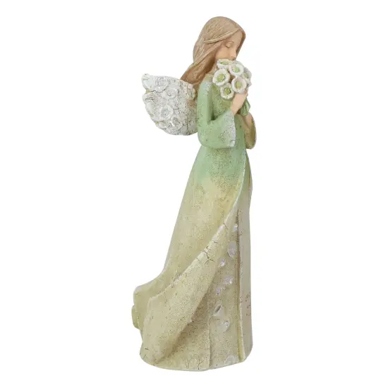 Roman Heavenly Blessings Collection "So Grateful" Angel Figurine - 8.5" Green {6}