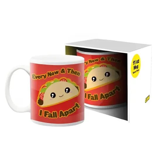 Kawaii Foods Taco 11 Ounce Ceramic Mug {3}