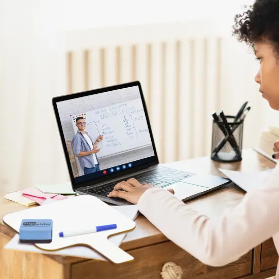 Single-Sided Rectangular Dry Erase Answer Paddle, 8" x 9.75", Pack of 12 {5}