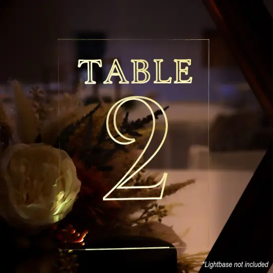 CraftyBook 5x7 Acrylic Sheet - 20pk 3mm Clear Glass Acrylic Invitation Blanks {3}