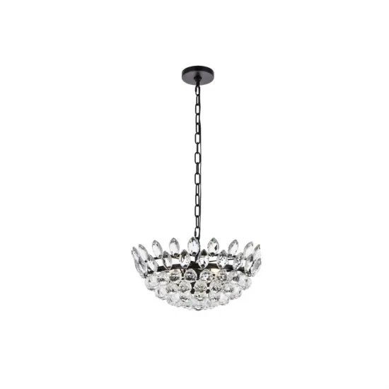 Emilia 18 inch pendant in black {1}