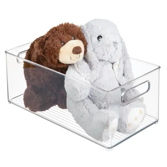 mDesign Plastic Kitchen Baby Food Storage Bin with Handle {3}