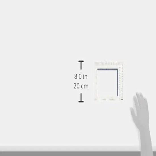 Swatch Ruler & Needle Gauge, White {5}