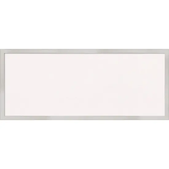 Svelte Wood Framed Corkboard, White Cork Silver {1}