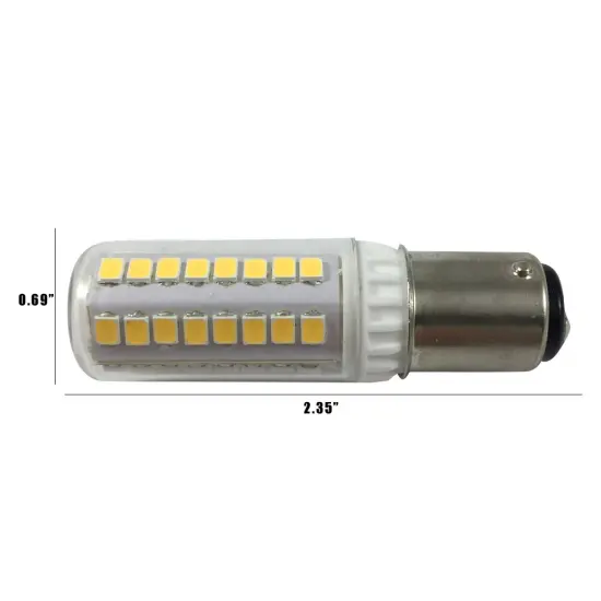 BulbAmerica 4W BA15D Base 530Lm 120V 6500K Daylight LED {2}