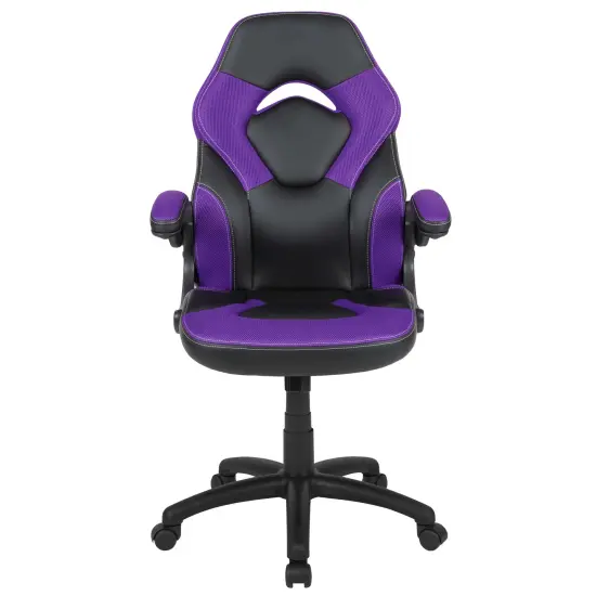Emma and Oliver Z100 Gaming Chair Racing Office Ergonomic Computer PC Adjustable Swivel Chair Purple {3}