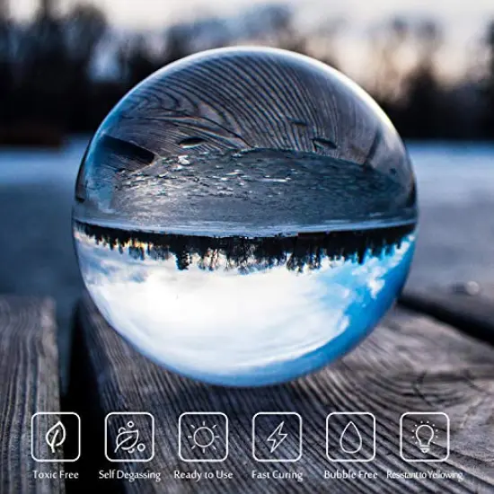 UV Resin - 200g Upgrade Crystal Clear Hard Glue Ultraviolet Curing Epoxy Resin for Jewelry Making, Pendant, DIY Crafts - Transparent Solar Cure Sunlight Activated Thin UV Resin for Mold, Casting {4}