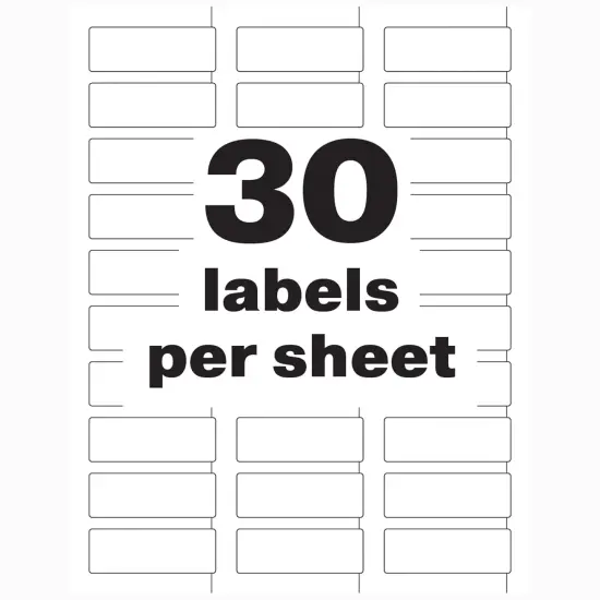 Avery PermaTrack Destructible Asset Tag Labels, 3/4" x 2", 240 Asset Tags (60531) {6}