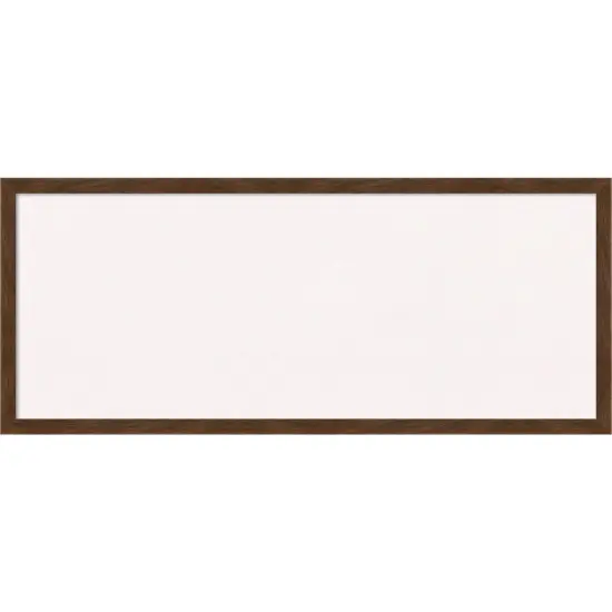 Carlisle Narrow Wood Framed Corkboard, White Cork Brown {1}
