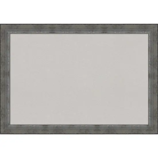 Forged Pewter Wood Framed Corkboard, Grey Cork {1}
