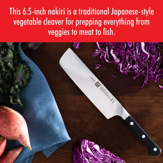 ZWILLING Pro 6.5-inch Nakiri Knife {3}