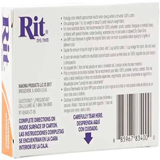 Dye Powdered Fabric Dye, Tangerine {3}