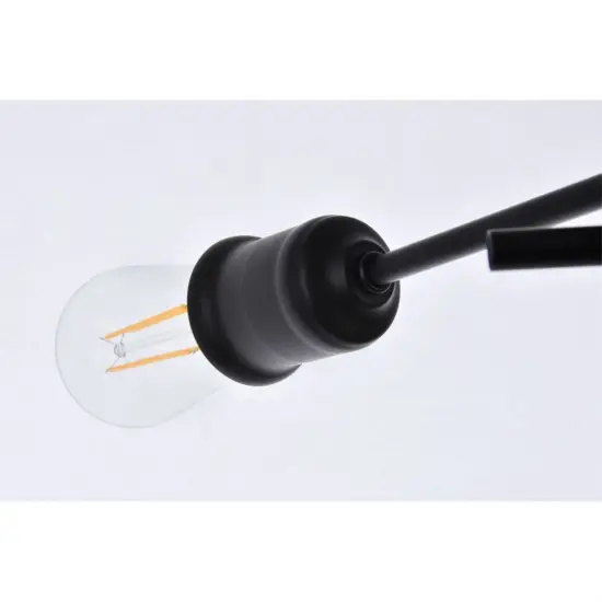 Xavier 3 lights flush mount in black {4}