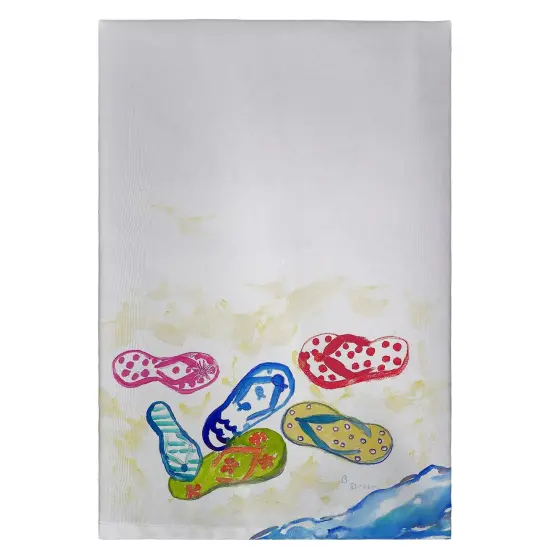 Betsy Drake Six Flip Flops Guest Towel {1}