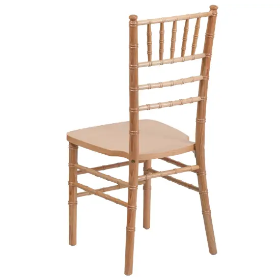 Emma and Oliver Wedding & Event Wood Chiavari Dining Chair Natural {4}