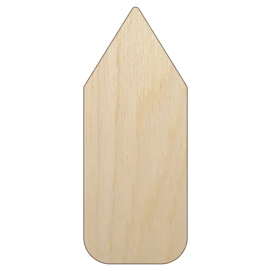 Pencil Solid School Unfinished Wood Shape Piece Cutout for DIY Craft Projects {1}