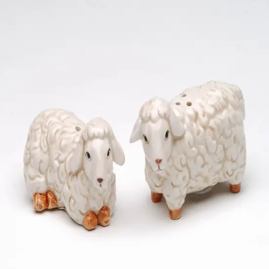 Ceramic Mini Sheep Salt & Pepper Shakers, Home D&eacute;cor, Gift for Her, Gift for Mom, Kitchen D&eacute;cor, Farmhouse D&eacute;cor {3}