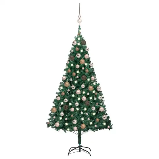 Artificial Christmas Tree with LEDs and Ball {1}