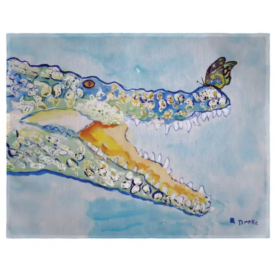 Betsy Drake Croc & Butterfly Place Mat Set of 4 {1}