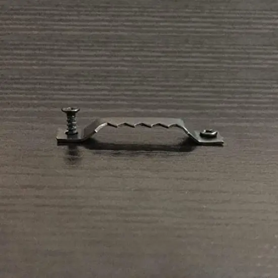 EesTeck 150 Pack Small Sawtooth Picture Hangers Steel Picture Hangers Picture Frames Hangers with Screws Picture Hang Solutions, for Hanging Clock Paintings Artwork Picture Frame Hook Photos (Black ) {5}