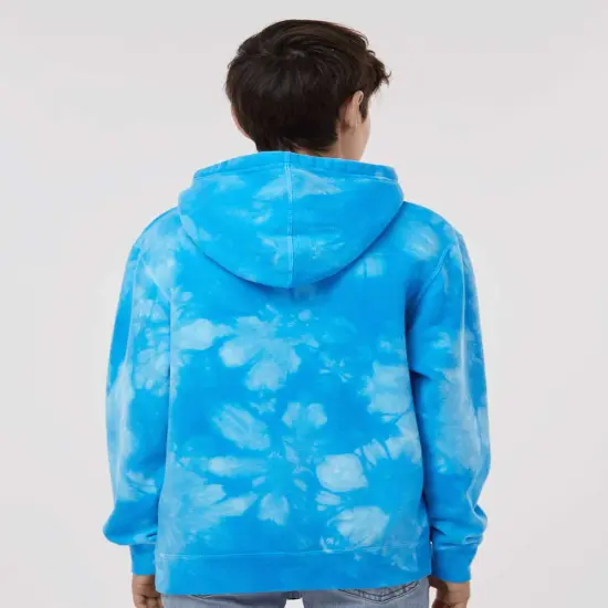 Independent&reg; Tie-Dyed Hooded Sweatshirt Tie dye aqua blue {7}