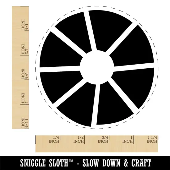 Pineapple Slice Ring Rubber Stamp for Stamping Crafting Planners {1}