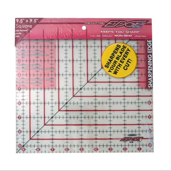The Cutting EDGE 9.5&Prime; x 9.5&Prime; Frosted Ruler {2}