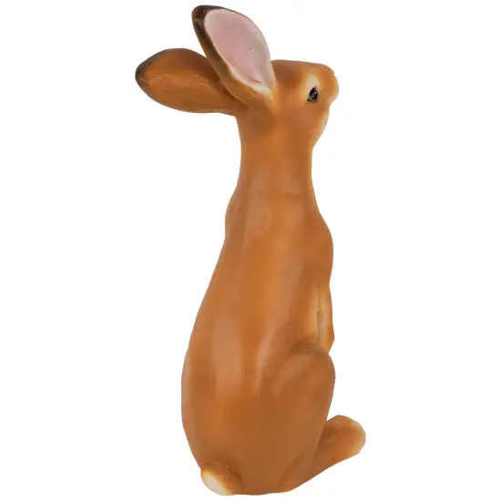 Northlight Standing Curious Bunny Outdoor Garden Statue - 19" Brown {6}