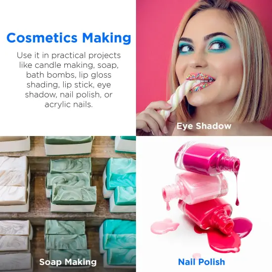 Rolio Mica Powder 15 Color Sample Set - 5g Bags {5}