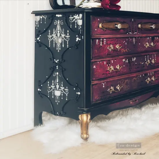 Redesign With Prima Decor Stencils Cece - Mix & Style - Glam Punk - 5 pcs, 12"x12" sheet size each 655350657079 {4}