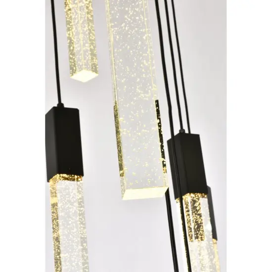 Weston 13 lights pendant in black {4}