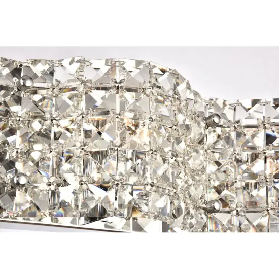 Tate Collection Wall Sconce D20.6 H4.7 Lt:3 Chrome Finish {4}