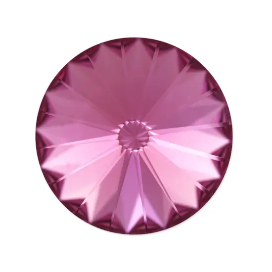 Preciosa Crystal Maxima 12mm Rose Rivoli (Package of 1) {1}