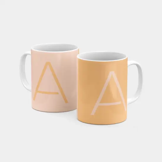 Monogram Letter 11oz Mug XXIII {3}