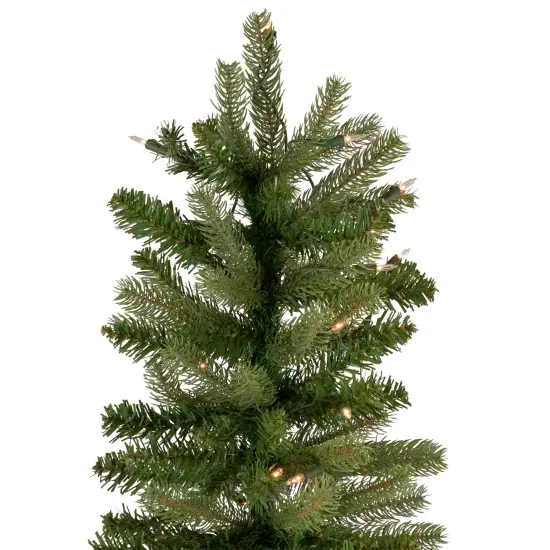 Northlight 7.5' Pre-Lit Wicklow Noble Fir Artificial Christmas Tree, Clear Lights Green {6}