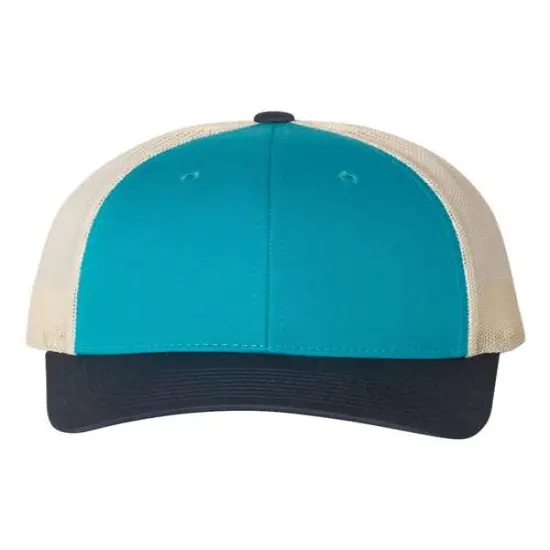 Richardson&reg; Low Pro Trucker Cap B Teal/ B Navy {1}
