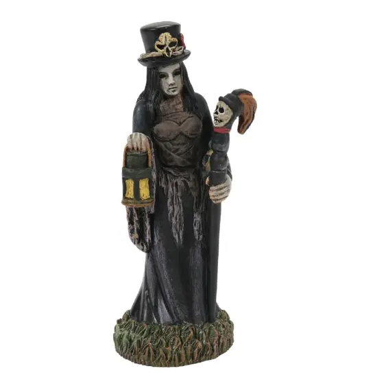 Department 56 Department Snow Village 56 Madame Laveau Halloween Tabletop Figurine #6009776 Black {1}