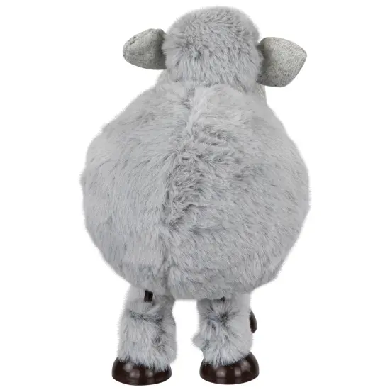 Northlight Bouncing Sheep Plush Easter Figure - 7.5" - Gray {7}