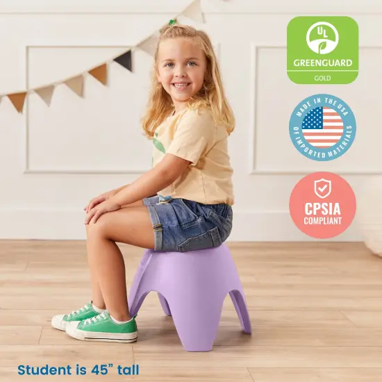 Ayana Stool Set, Flexible Seating, 4-Pack Light Purple {6}