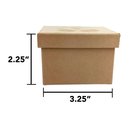 Value Pack of 36 Square Box with Bells Embossed Lid {2}