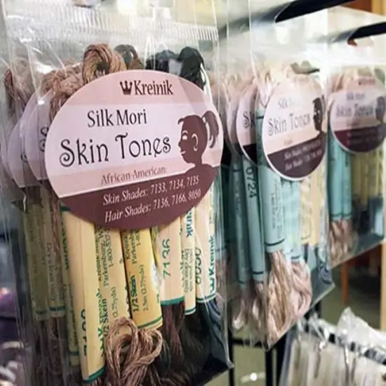 Kreinik Silk Mori Embroidery Floss Skin Tones Assortment - Asian Multicolor {3}