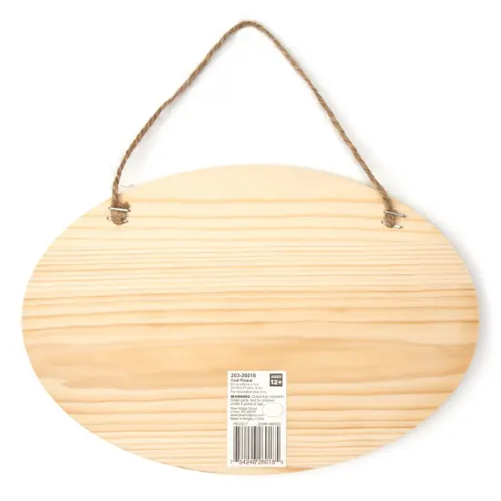 CousinDIY Unfinished Basic Wood Plaque-Natural {3}