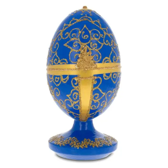 1900 Cockerel Royal Wooden Egg {3}