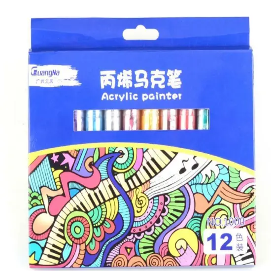 Kitcheniva Acrylic Paint Marker Pens Gold-6 pcs {3}