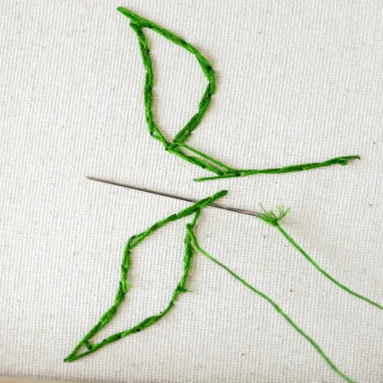 Floral String Art + Canvas Embroidery Kit {4}