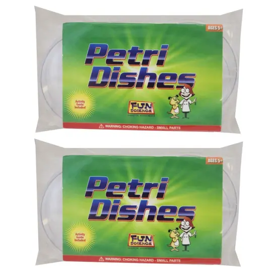 Petri Dishes, Extra Deep, 4 Per Pack, 2 Packs {1}